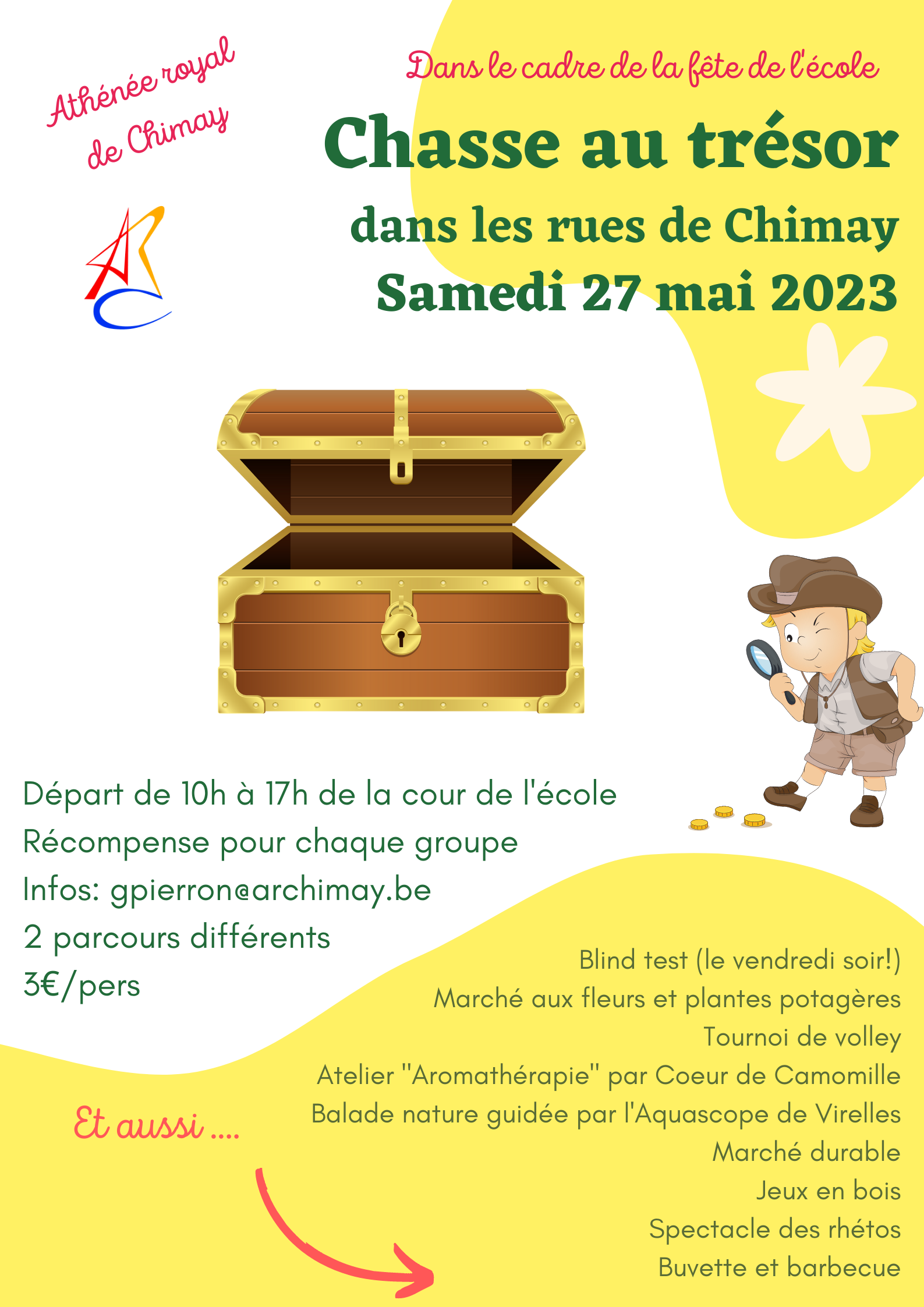 Chasse au Trésor dans les rues de Chimay