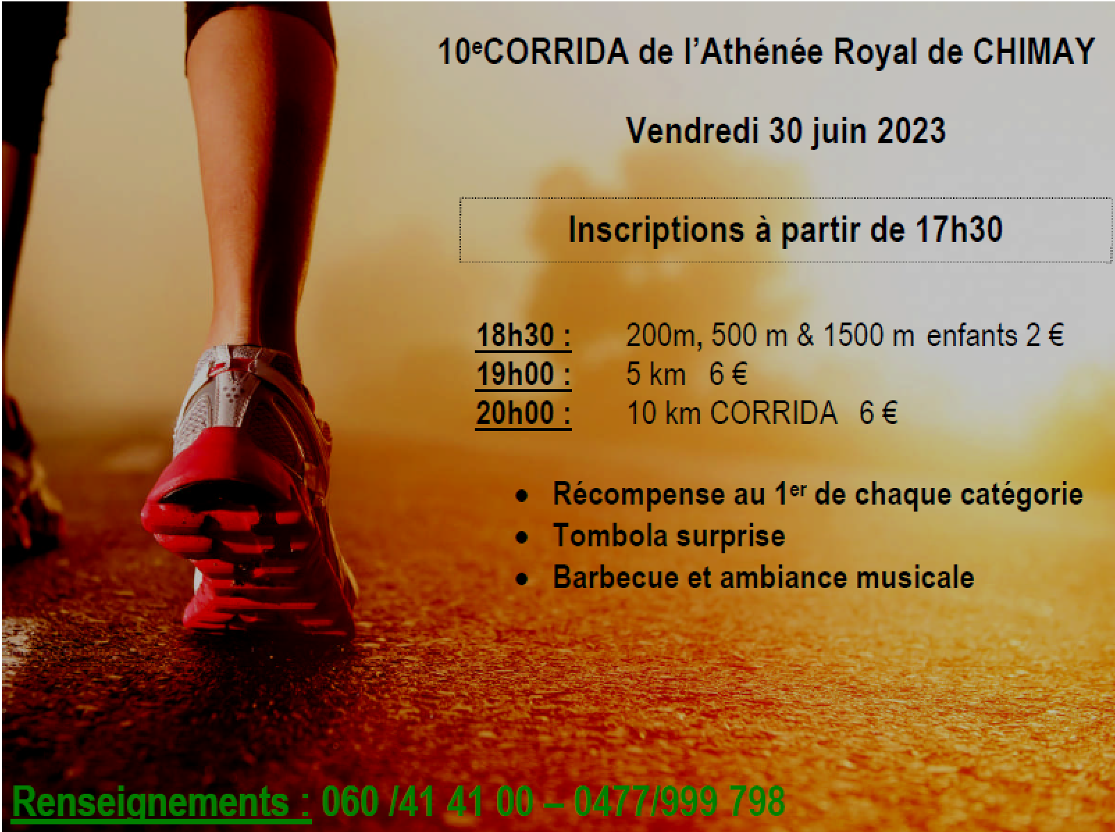 10e corrida de l athenee royal de chimay