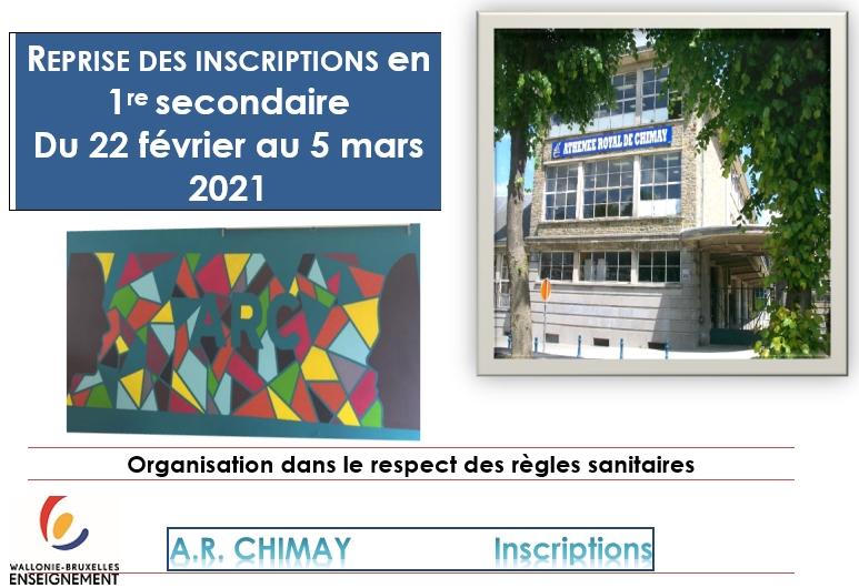 Reprise inscriptions