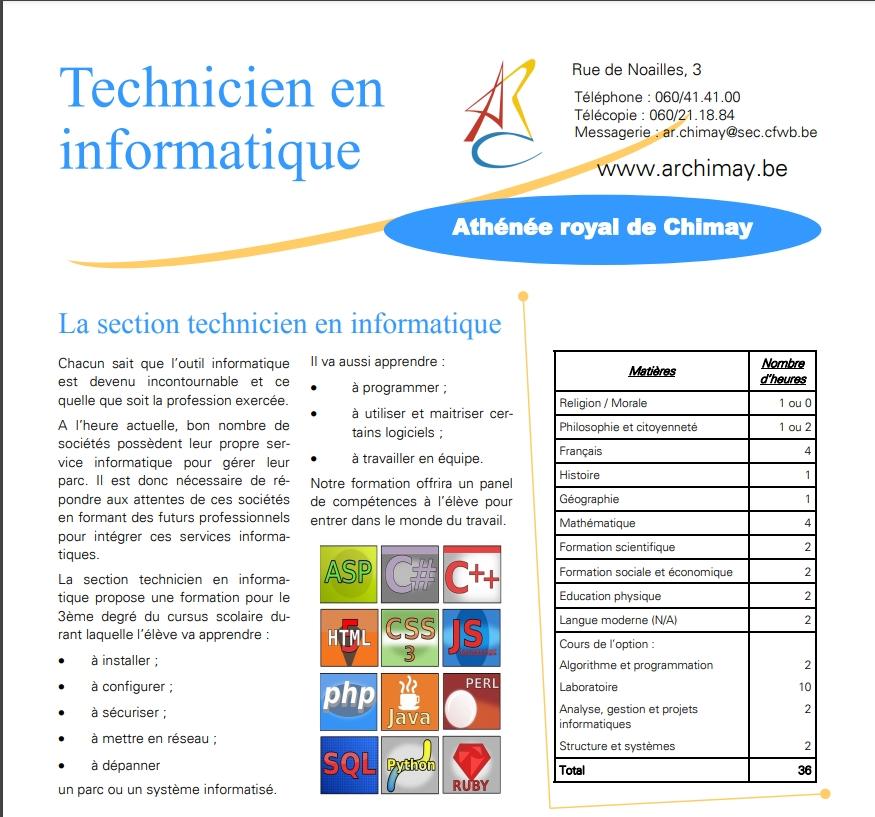 Technicien info