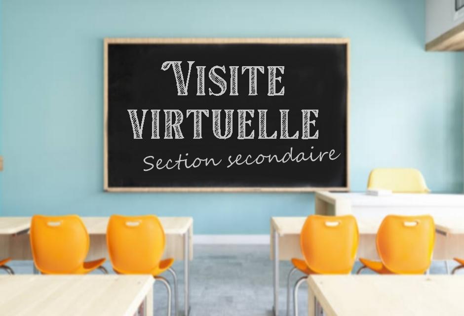 Visite virtuelle du secondaire